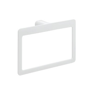 Toallero Aro Pirenei Blanco Mate en Accesorios de Baño Nalon