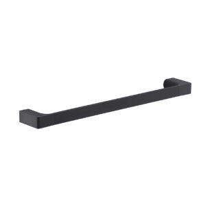 Toallero Barra 45cm Pirenei Negro Mate en Accesorios de Baño Nalon
