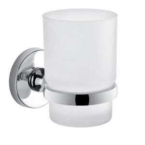 Portacepillos Pared Felce Cromo Brillo en Accesorios de Baño Naon