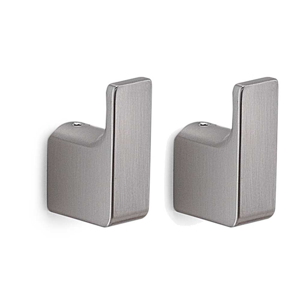 Percha Pirenei Acero Cepillado en Accesorios de Baño Naon