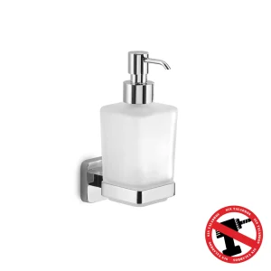Dosificador Pared Tonga Cromo Brillo en Accesorios de Baño Naon