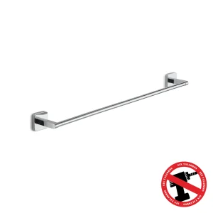 Toallero Barra Grande Tonga Cromo Brillo en Accesorios de Baño Naon