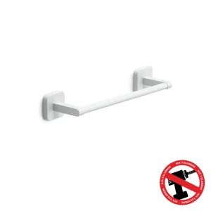 Toallero Barra Pequeño Tonga Blanco Mate en Accesorios de Baño Naon