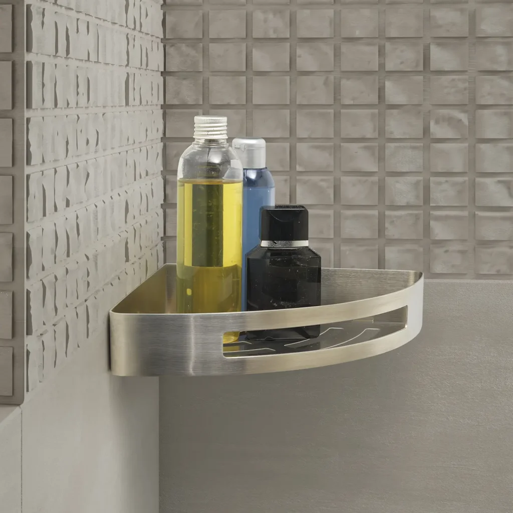 Ambiente Rinconera Ducha Nerva Acero Cepillado Accesorios de baño Naon
