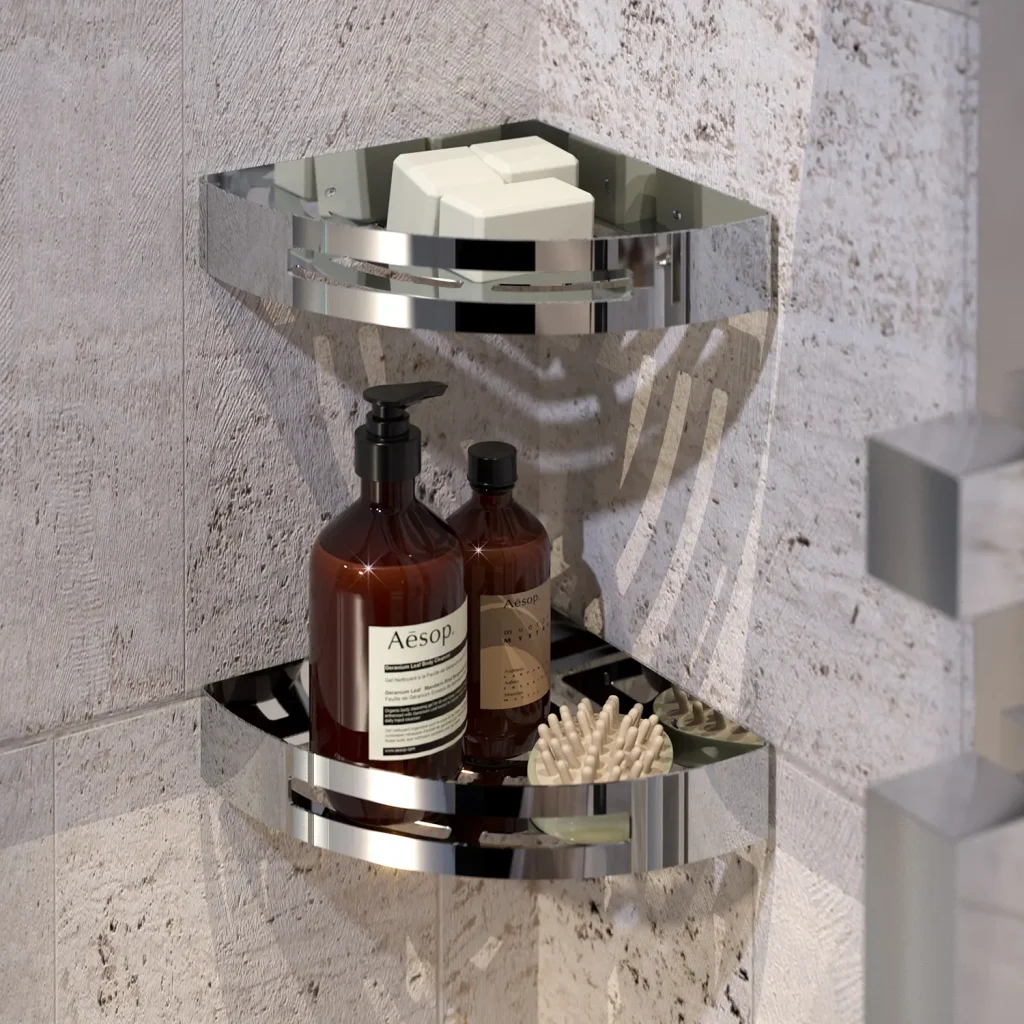 Ambiente Rinconera Ducha Nerva Cromo Brillo en Accesorios de Baño Naon