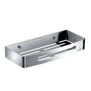 Estanteria para ducha Nerva Cromo Brillo en acero inoxidable en Accesorios de Baño Naon.es