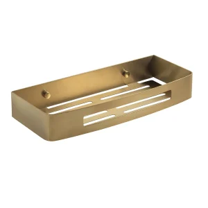 Estanteria para ducha Nerva Oro Mate en Accesorios de baño Naon