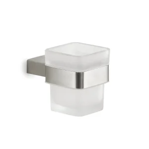 Portacepillos Pared Maui Acero Cepillado en accesoriosdebanonanon.es