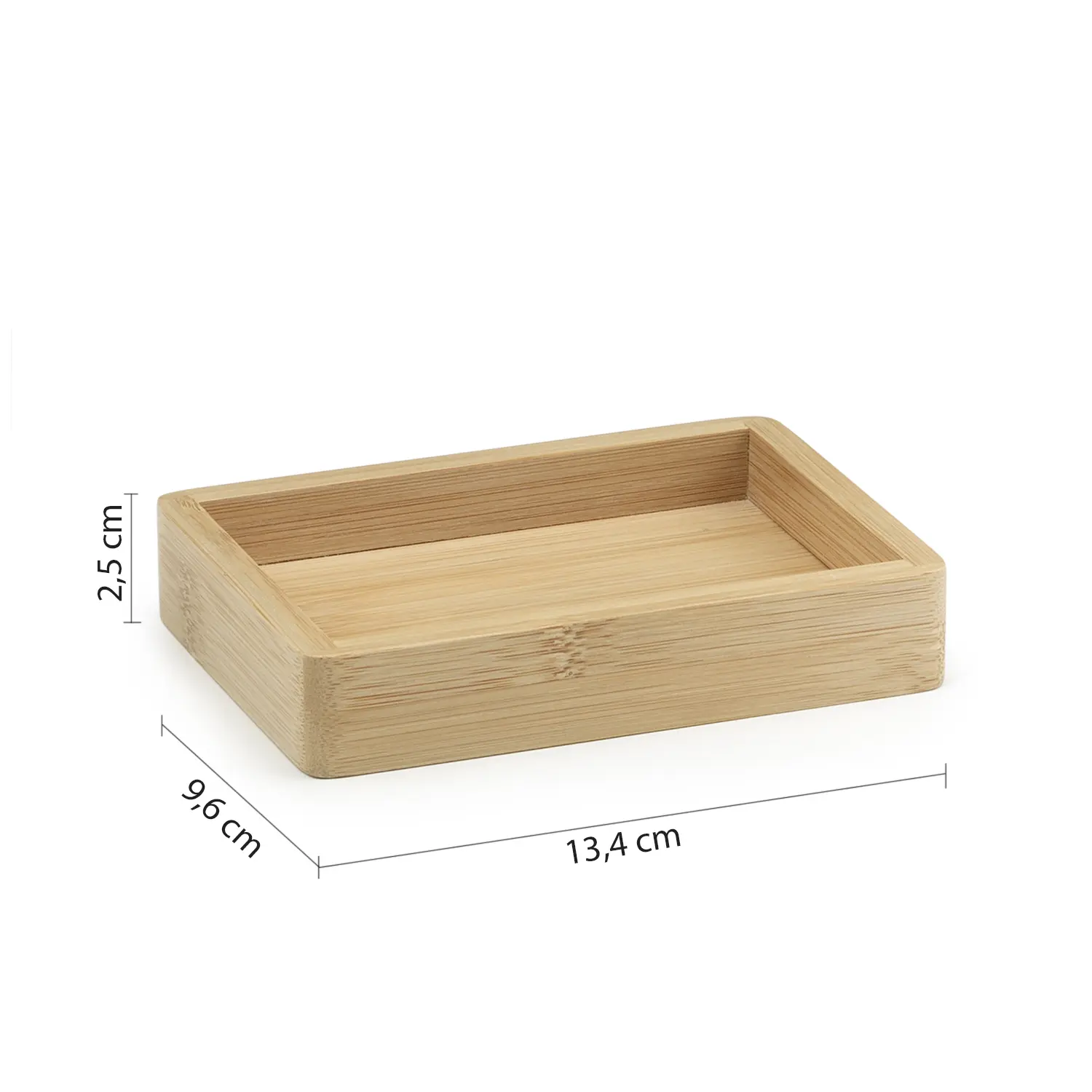 Jabonera Bonnie Bambú – Elegancia Natural y Funcionalidad en tu Baño - Imagen 3
